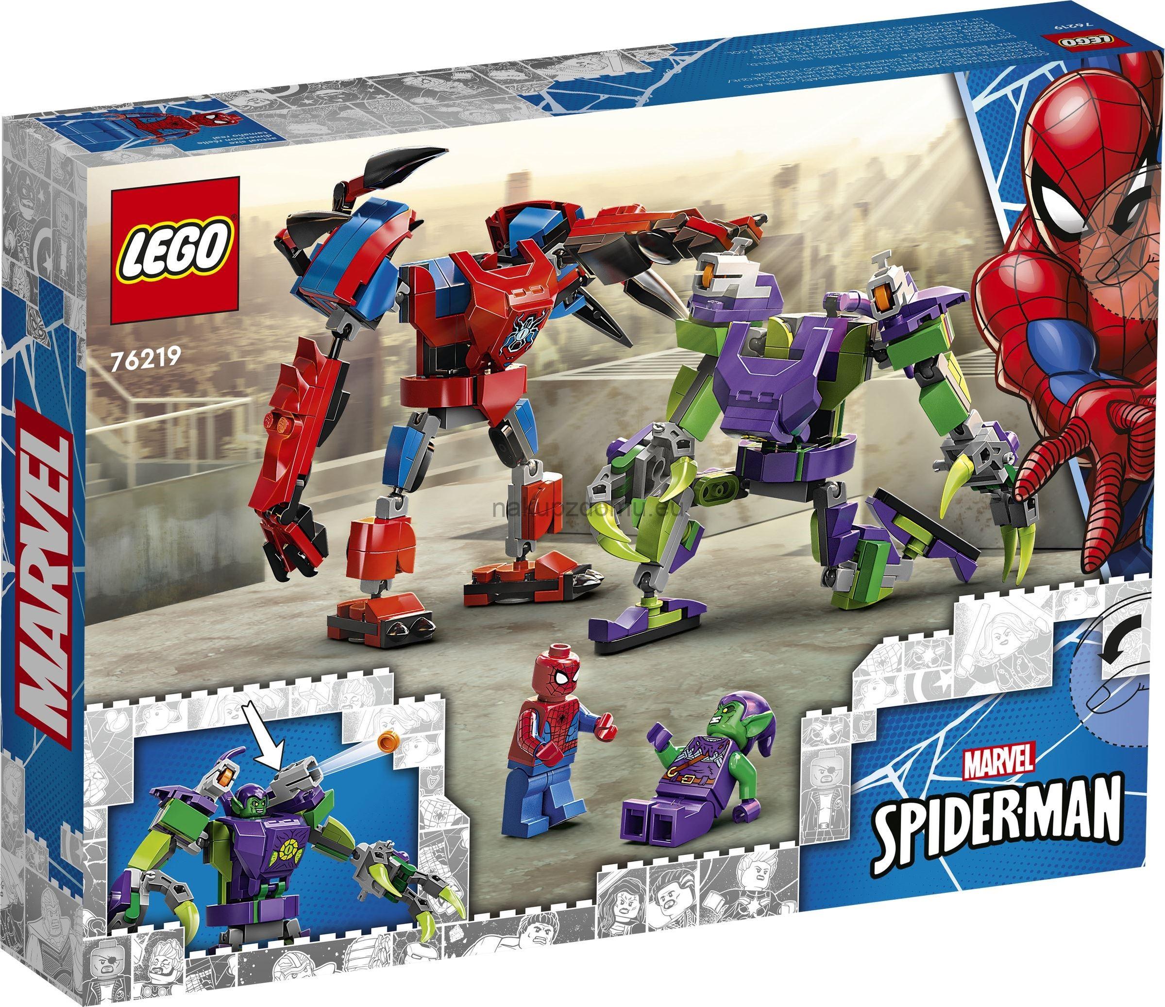 LEGO Marvel 76219 Spider-Man a Green Goblin souboj robotů