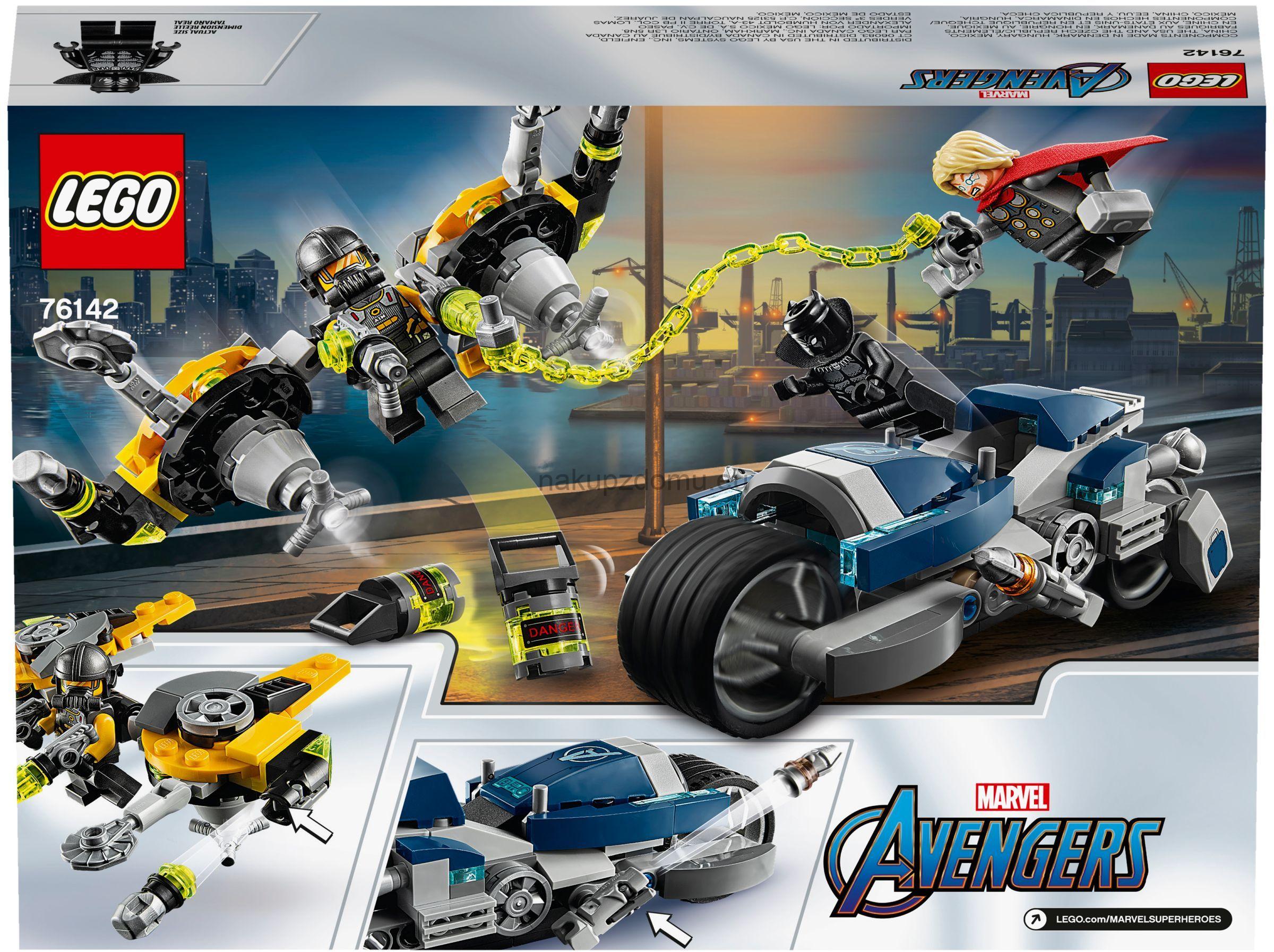 LEGO Super Heroes 76142 Avengers: Zběsilý útok na motorce