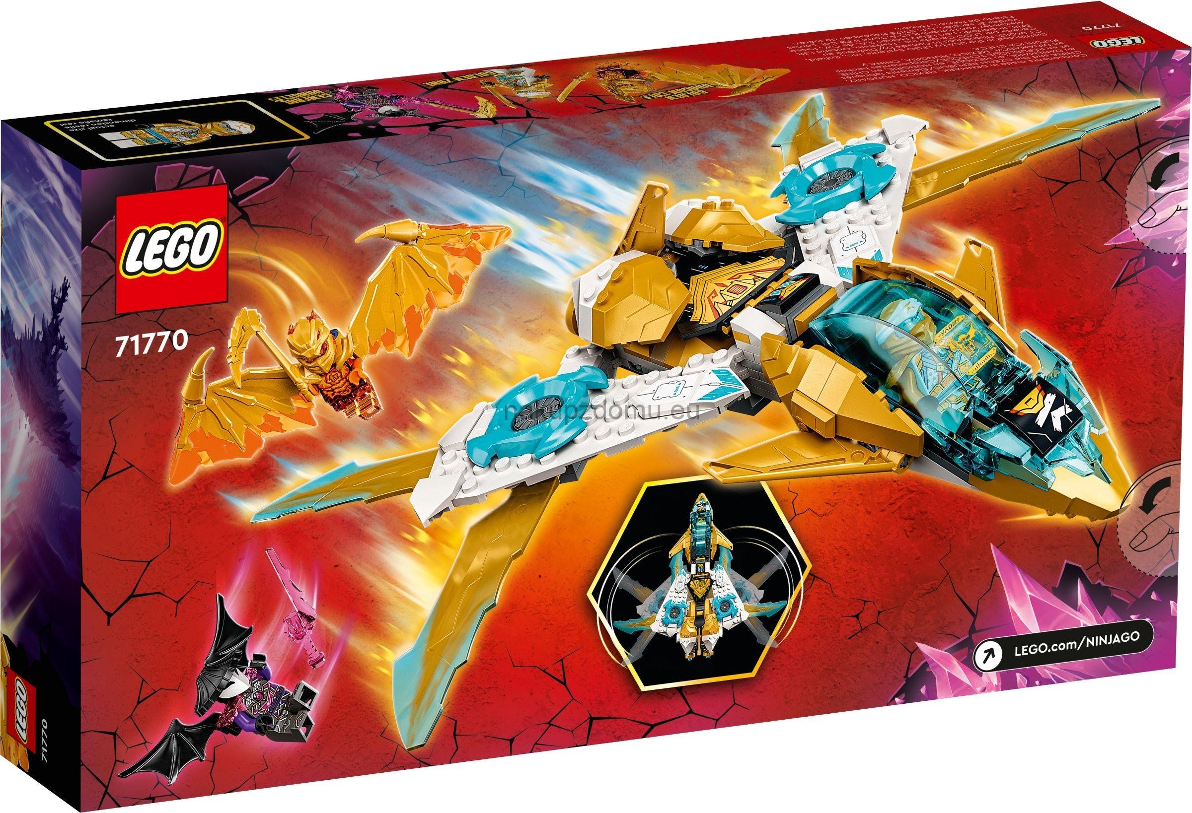 LEGO NINJAGO 71770 Zaneova zlatá dračí stíhačka