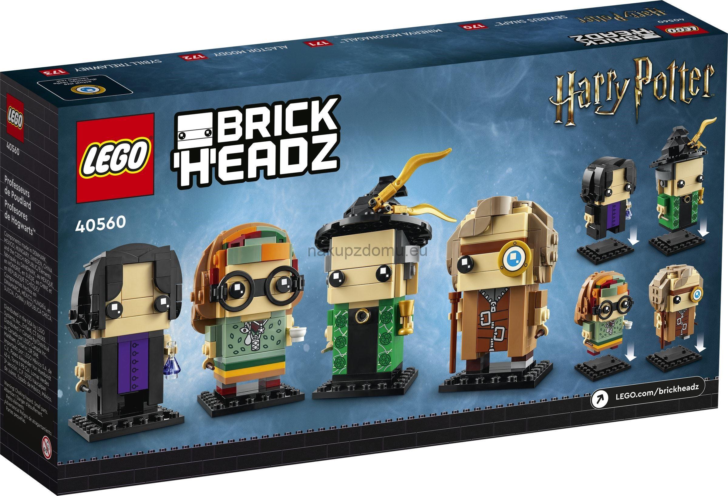 LEGO BrickHeadz 40560 Učitelé z Bradavic