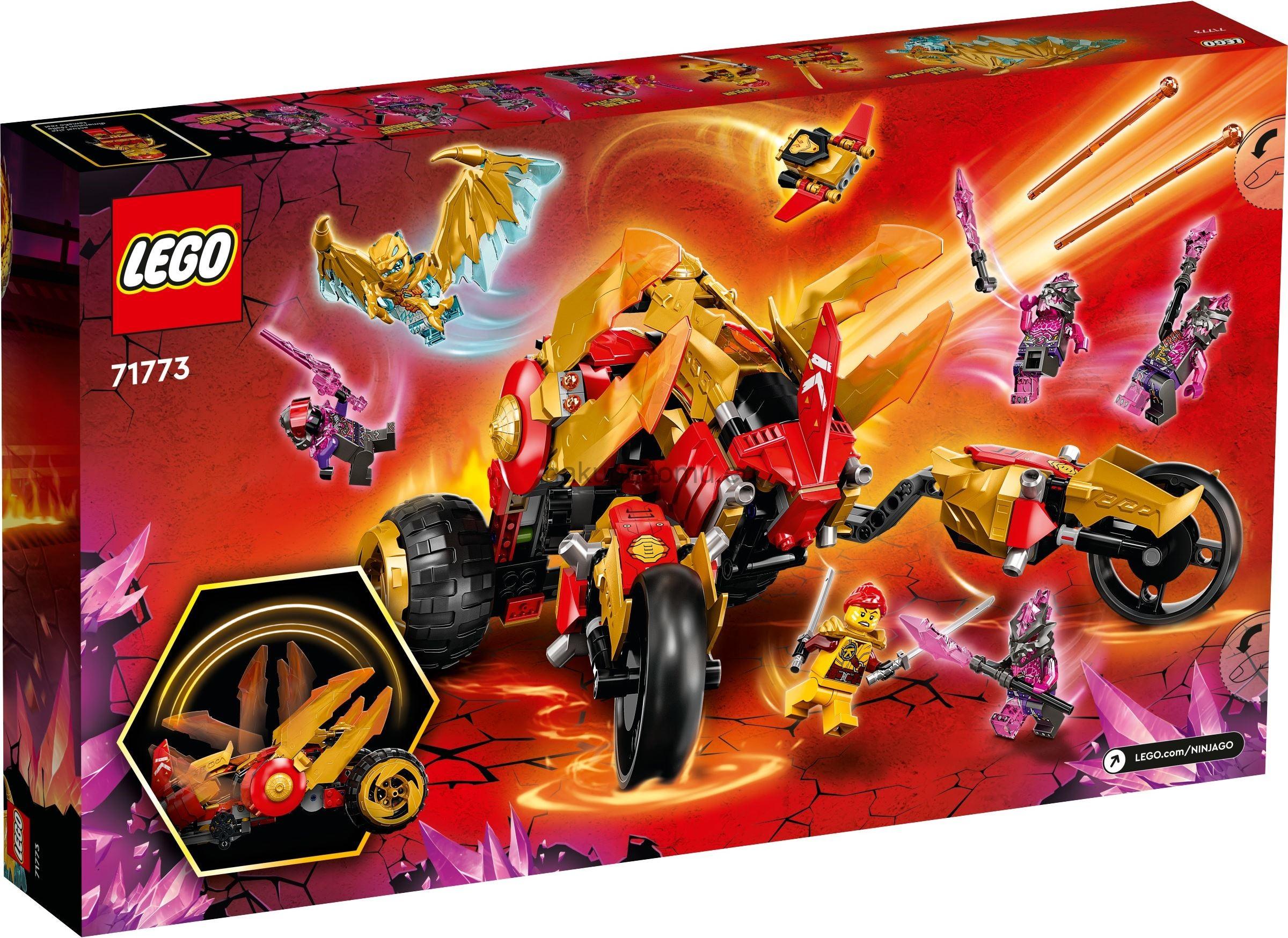 LEGO Ninjago 71773 Kaiova zlatá dračí čtyřkolka