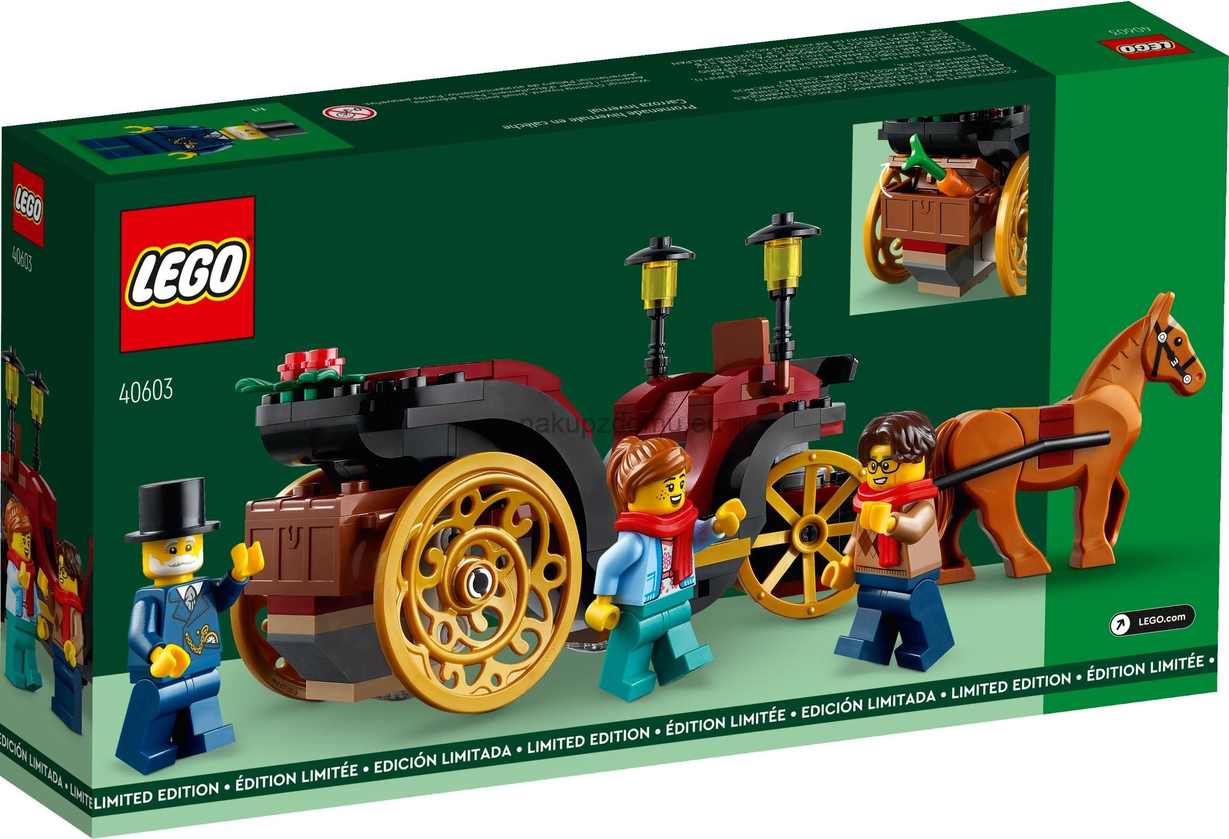 LEGO 40603 Zimní projížďka kočárem