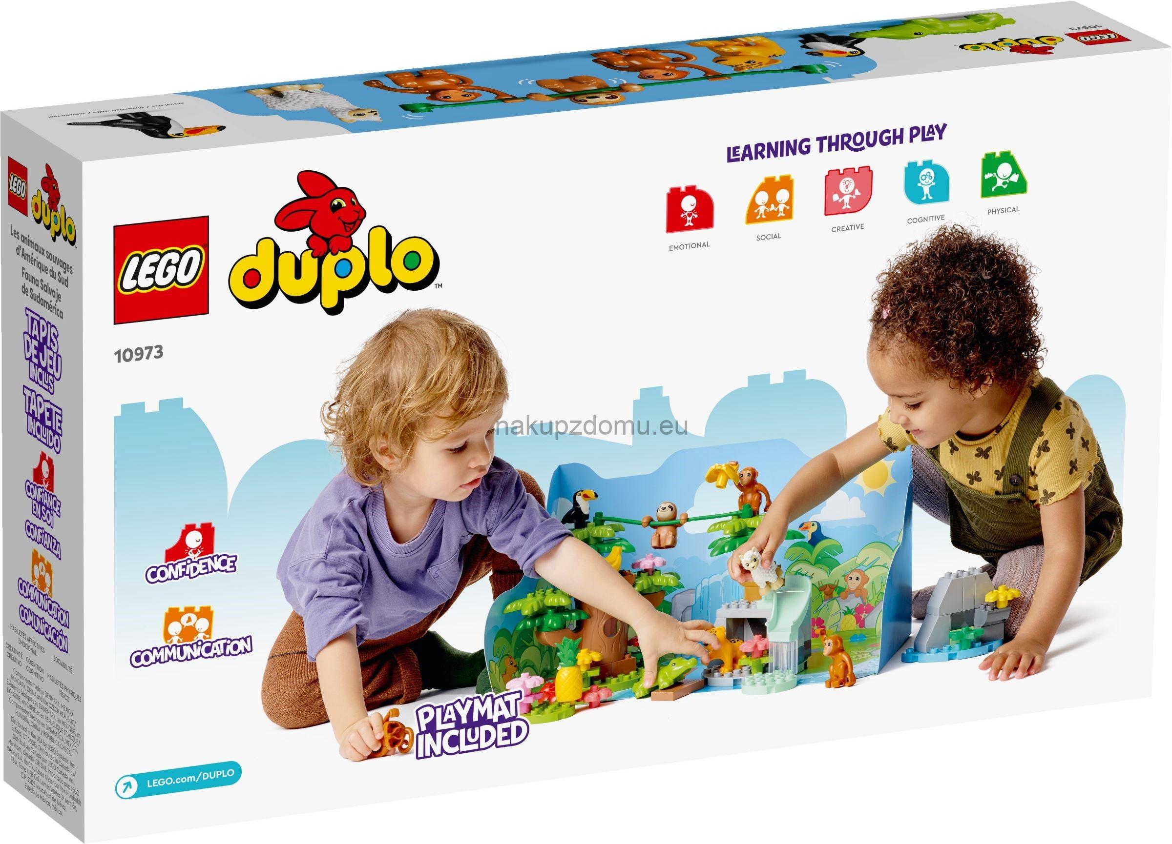 LEGO Duplo 10973 Divoká zvířata Jižní Ameriky