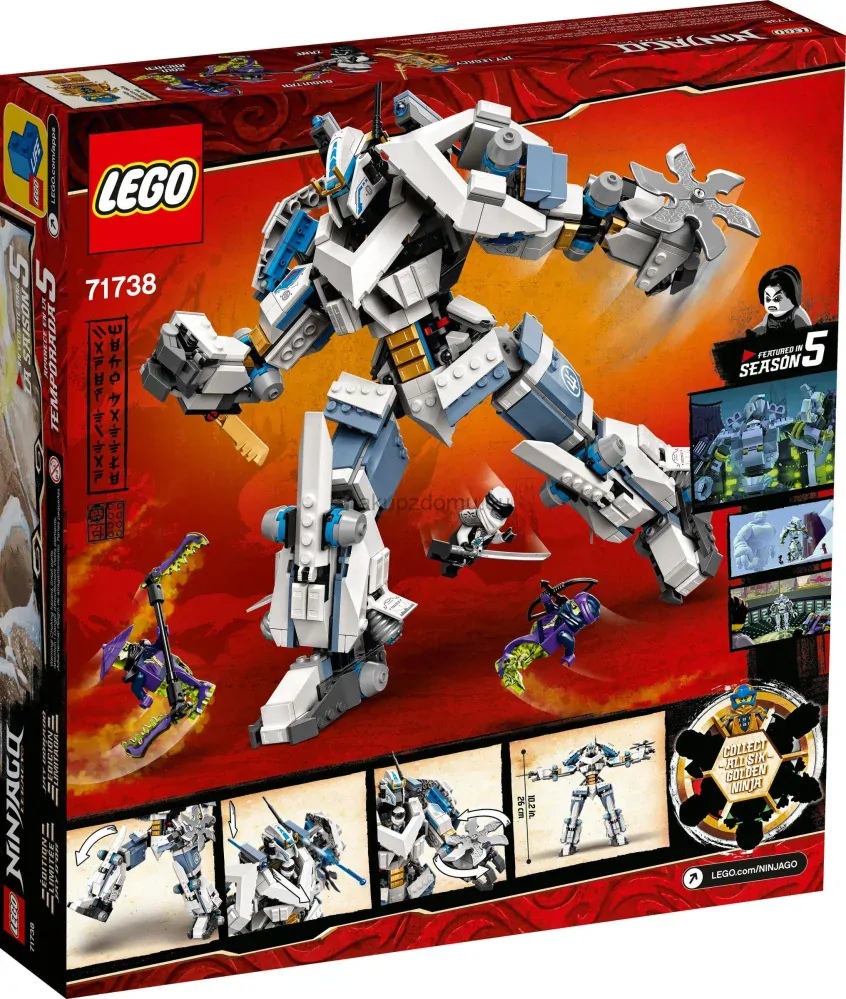 LEGO Ninjago  71738 Zane a bitva s titánskými roboty