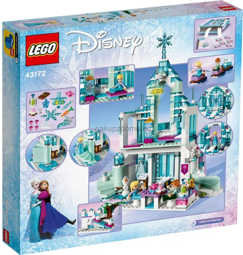 LEGO  Disney 43172 Elsa a její kouzelný ledový palác