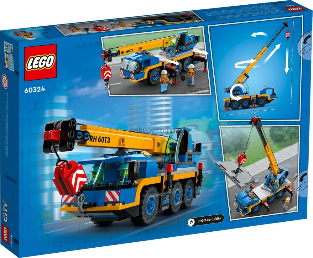 LEGO City 60324 Pojízdný jeřáb