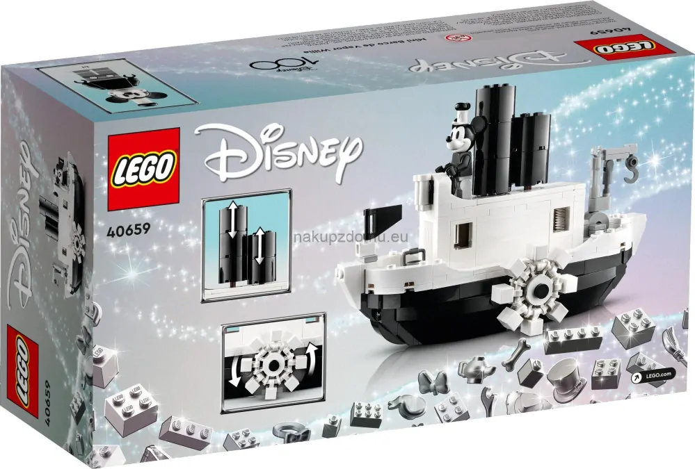 LEGO Disney 40659 Mini parník Willie