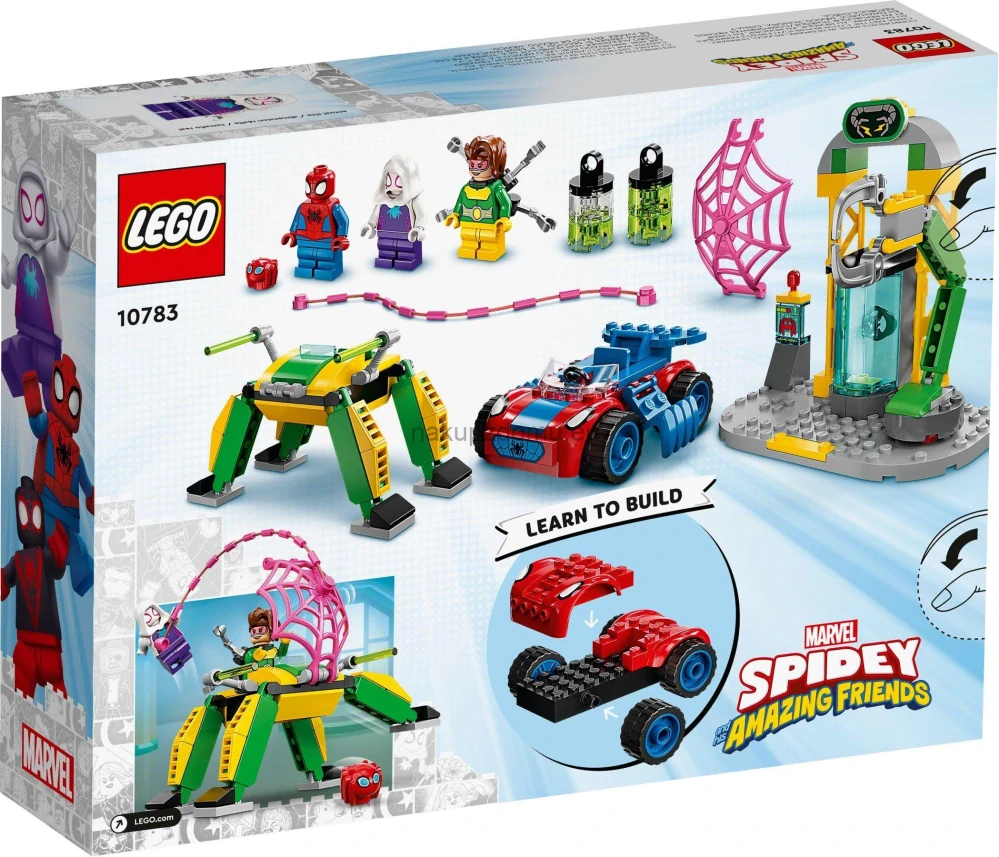 LEGO Marvel 10783 Spider-Man v laboratoři Doc Ocka