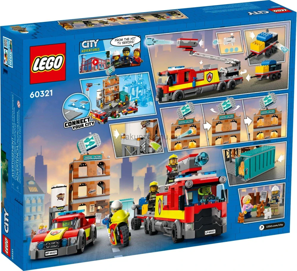 LEGO City 60321 Hasičská zbrojnice