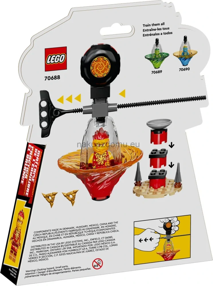 LEGO Ninjago 70688 Kaiův nindžovský trénink Spinjitzu