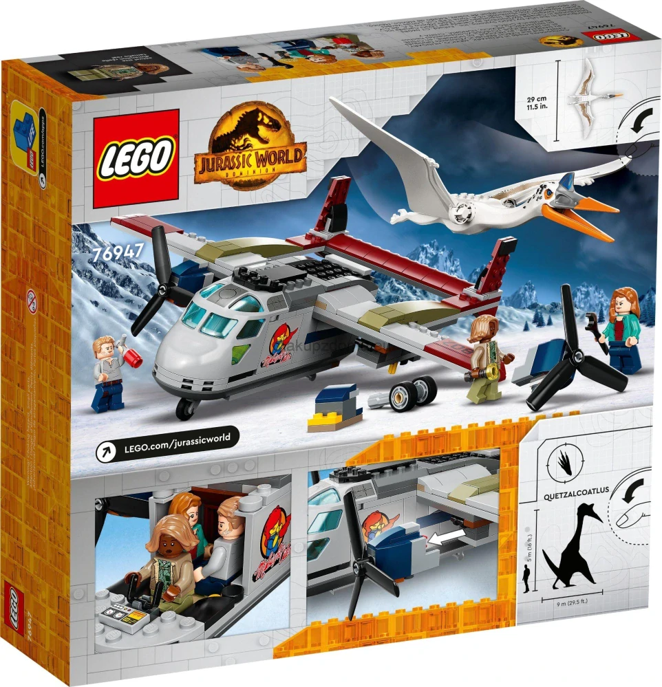 LEGO Jurassic World 76947 Quetzalcoatlus přepadení letadla