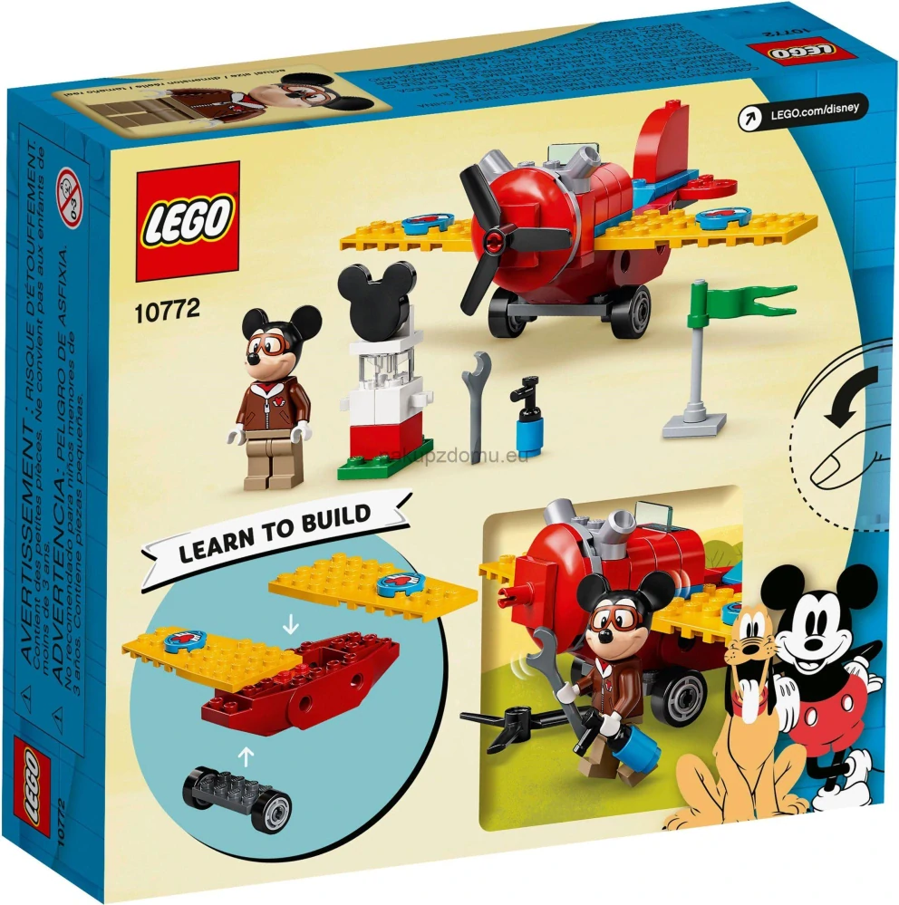 LEGO Disney 10772 Myšák Mickey a vrtulové letadlo