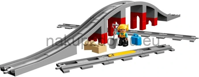 LEGO Duplo 10872 Doplňky k vláčku most a koleje
