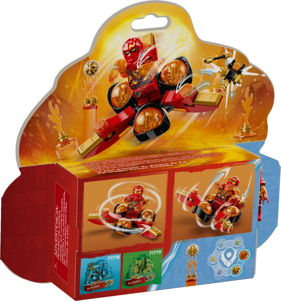 LEGO Ninjago 71777 Kaiův dračí Spinjitzu útok