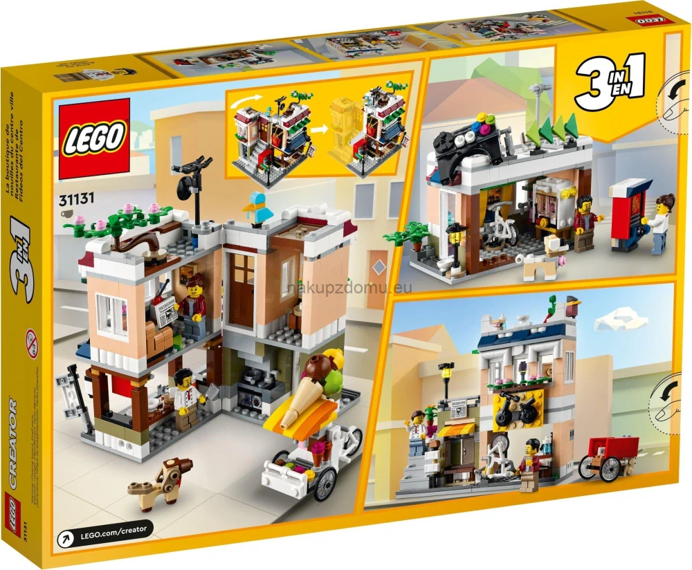 LEGO Creator 31131 Bistro s nudlemi v centru města