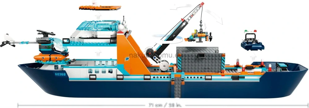 LEGO City 60368 Arktická průzkumná loď
