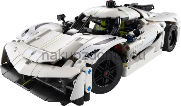 LEGO Technic 42184 Bílé hyperauto Koenigsegg Jesko Absolut