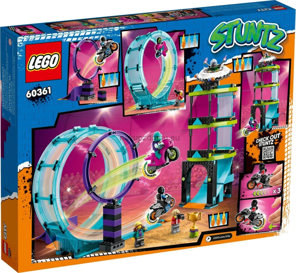 LEGO City 60361 Nejbláznivější kaskadérská výzva