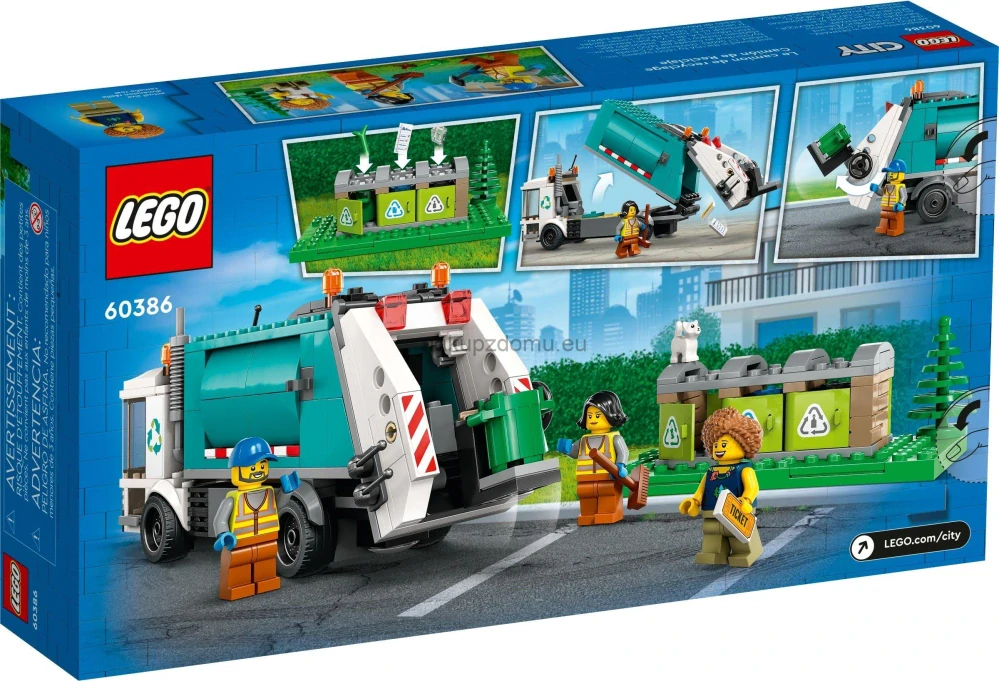 LEGO City 60386 Popelářský vůz