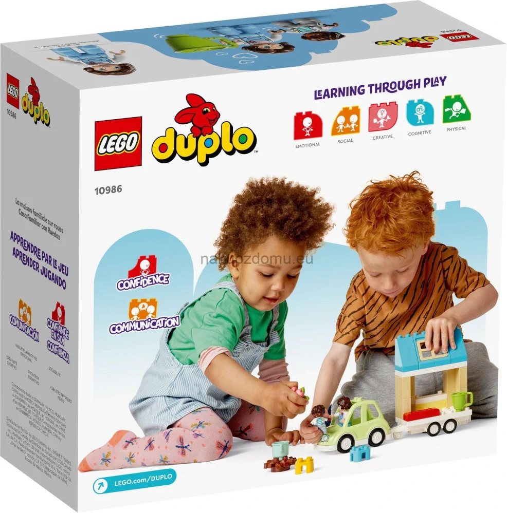LEGO Duplo 10986 Pojízdný rodinný dům