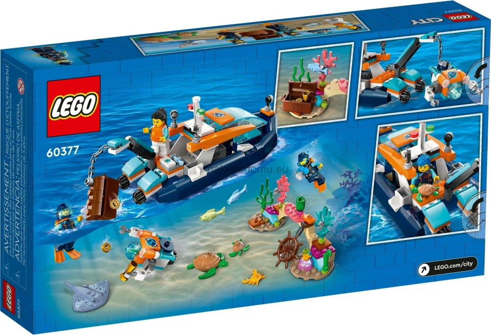 LEGO City 60377 Průzkumná ponorka potápěčů