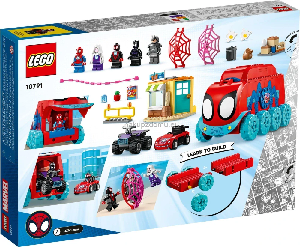 LEGO Marvel 10791 Mobilní základna Spideyho týmu
