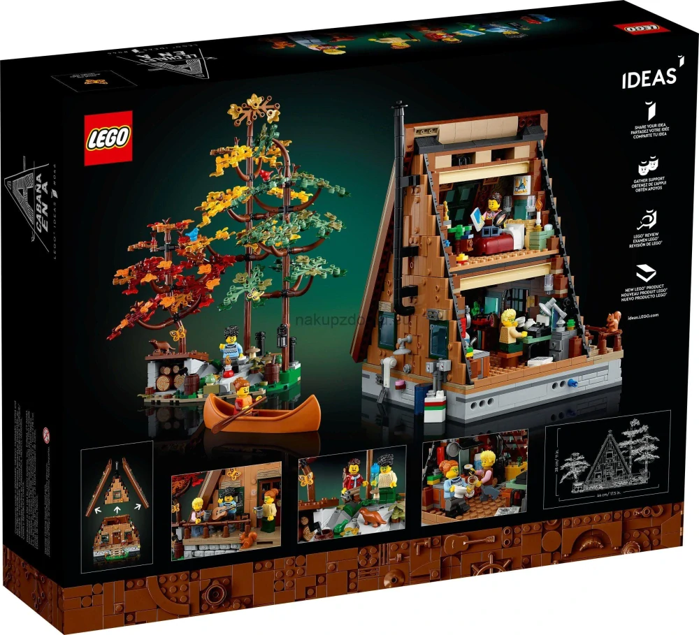 LEGO Ideas 21338 Chata „Áčko“