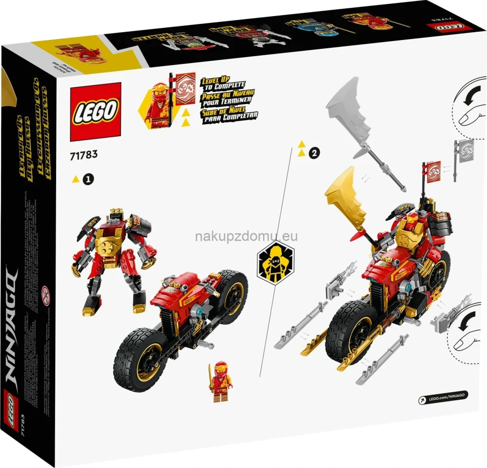 LEGO Ninjago 71783 Kaiova robomotorka EVO