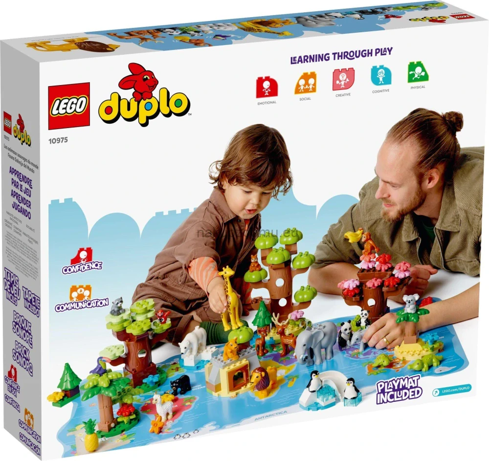 LEGO Duplo 10975 Divoká zvířata světa