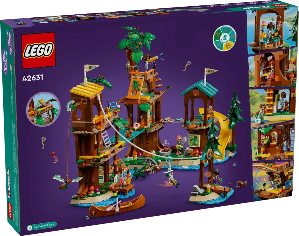 LEGO Friends 42631 Dobrodružný tábor – dům na stromě