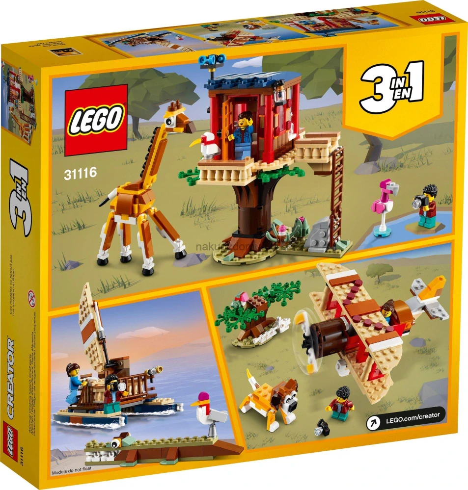 LEGO Creator 31116 Safari domek na stromě