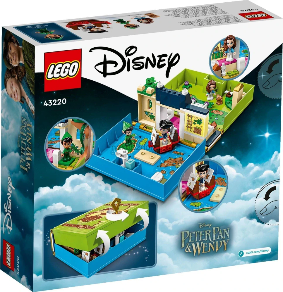 LEGO Disney 43220 Petr Pan a Wendy a jejich pohádková kniha dobrodružství