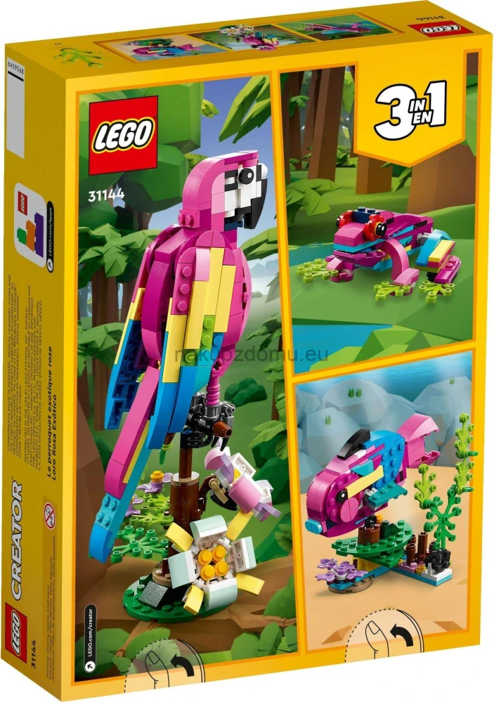 LEGO Creator 31144 Exotický růžový papoušek