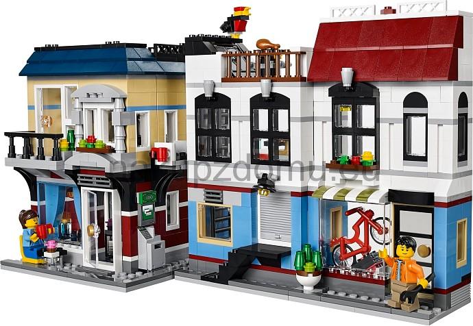 LEGO Creator 31026 Moto shop a kavárna