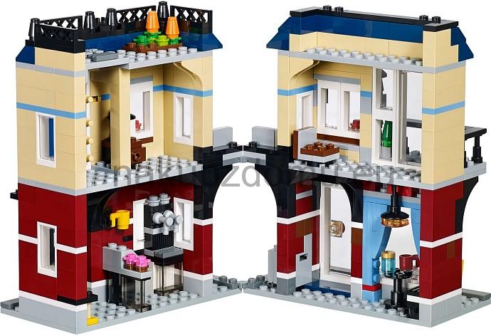 LEGO Creator 31026 Moto shop a kavárna
